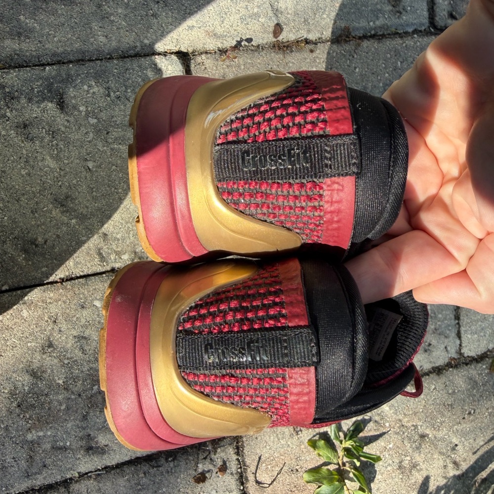 Reebok Women’s Maroon and Gold Nano 8 CrossFit Shoes - Picture 5 of 7